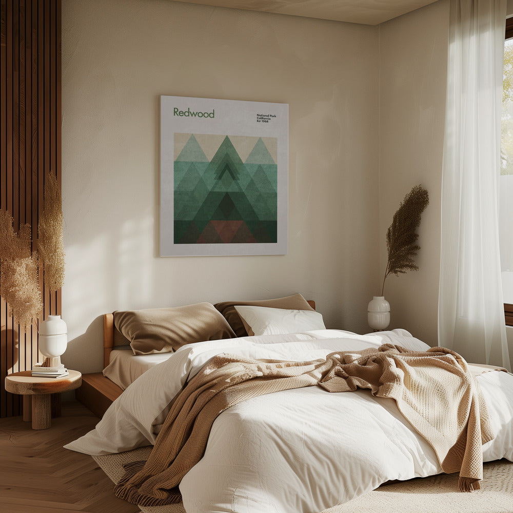 Triangular Redwood | Canvas