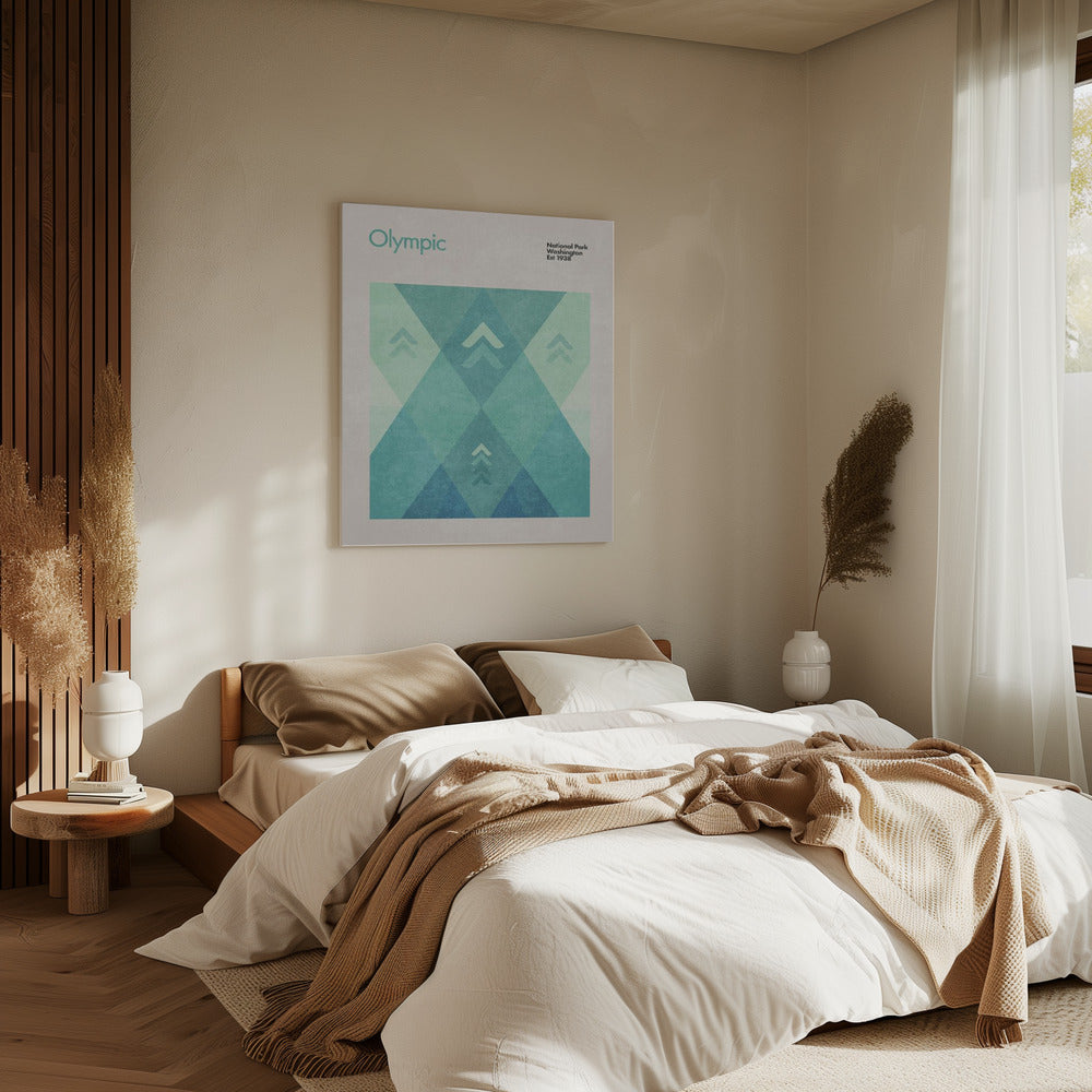 Geometric Peaks | Canvas