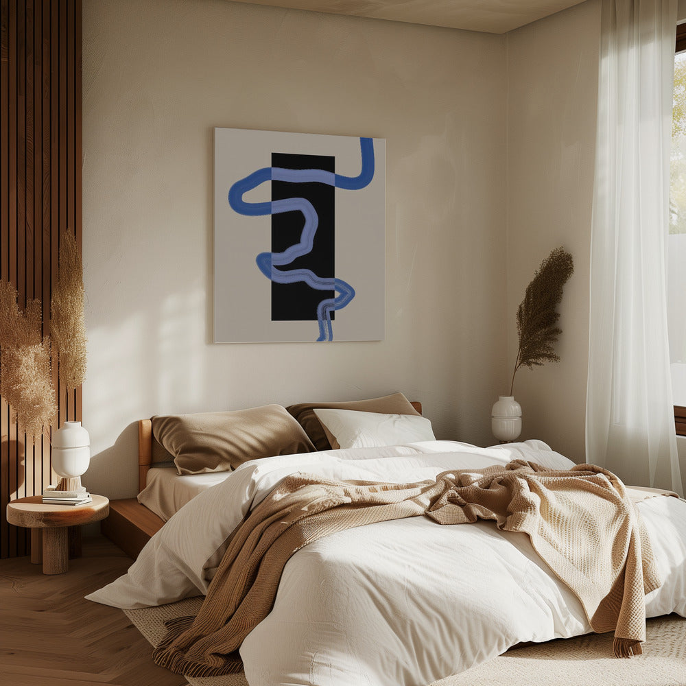 Blue Pathway Flow | Canvas