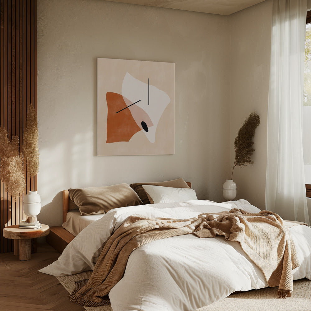 Geometric Shapes In Earthy Tones | Canvas