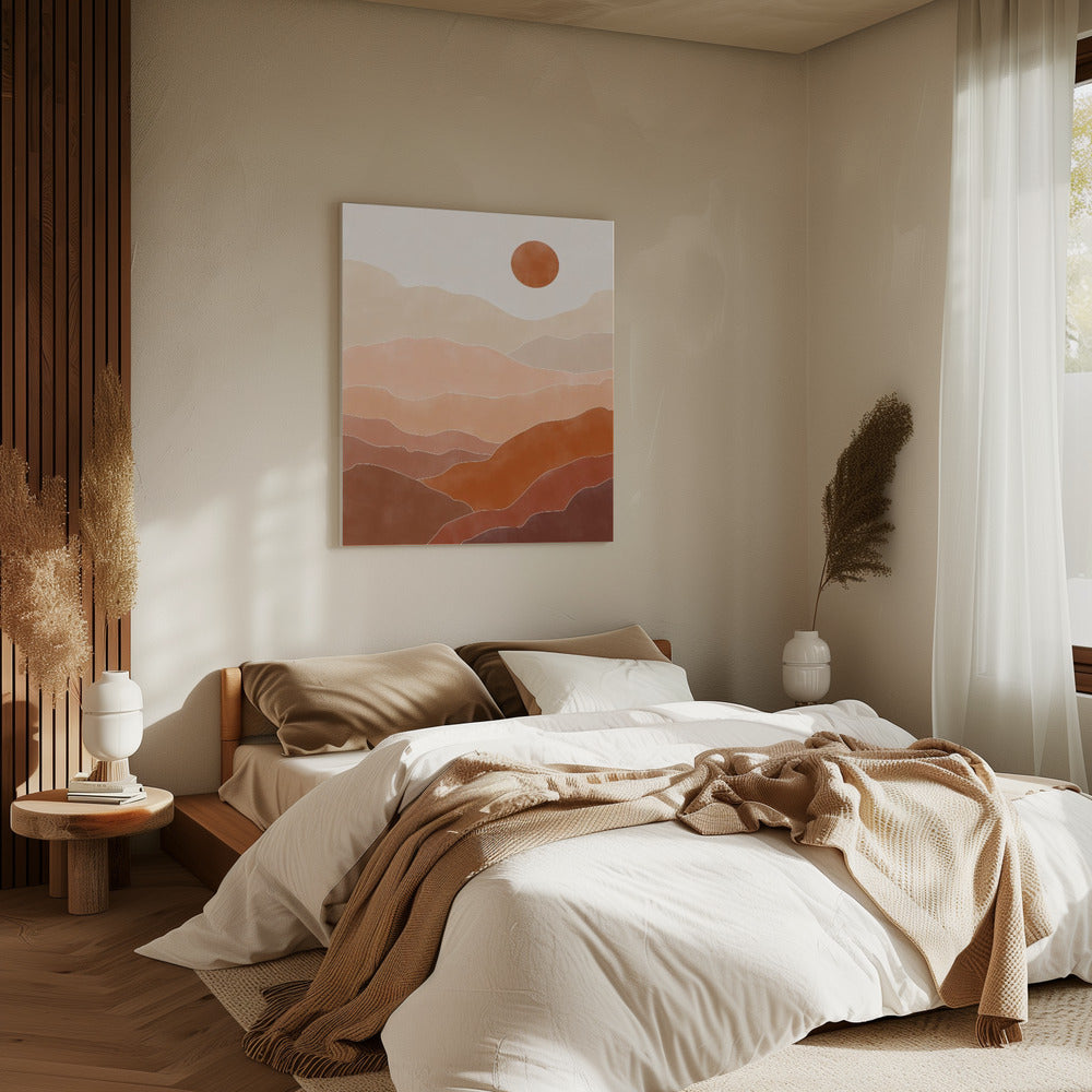 Desert Sun Rise | Canvas