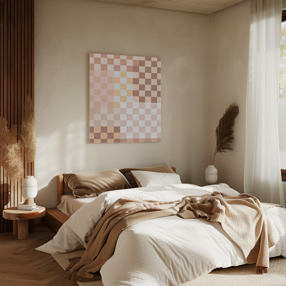 Checkerboard Harmony | Canvas