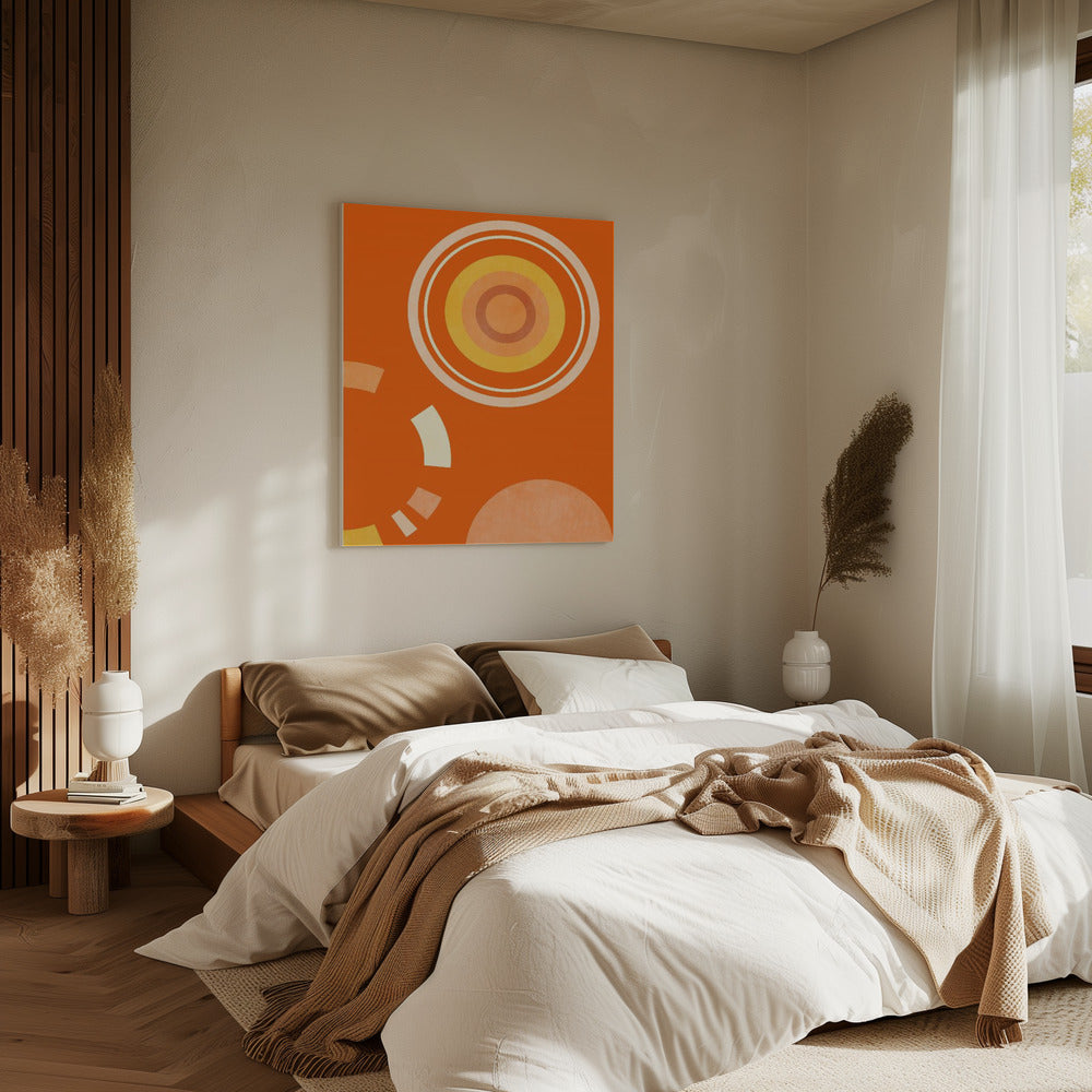 Spring Mid Rhapsody Orange 4 | Canvas