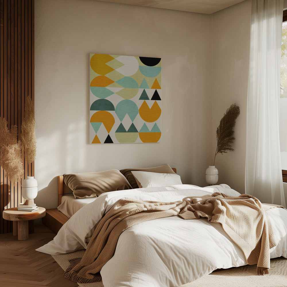 Rainbow Plus Shapes5 | Canvas