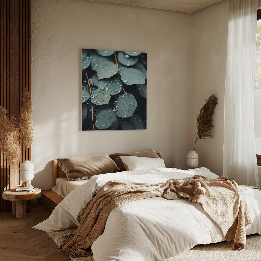 Rain-Kissed Leaves | Canvas