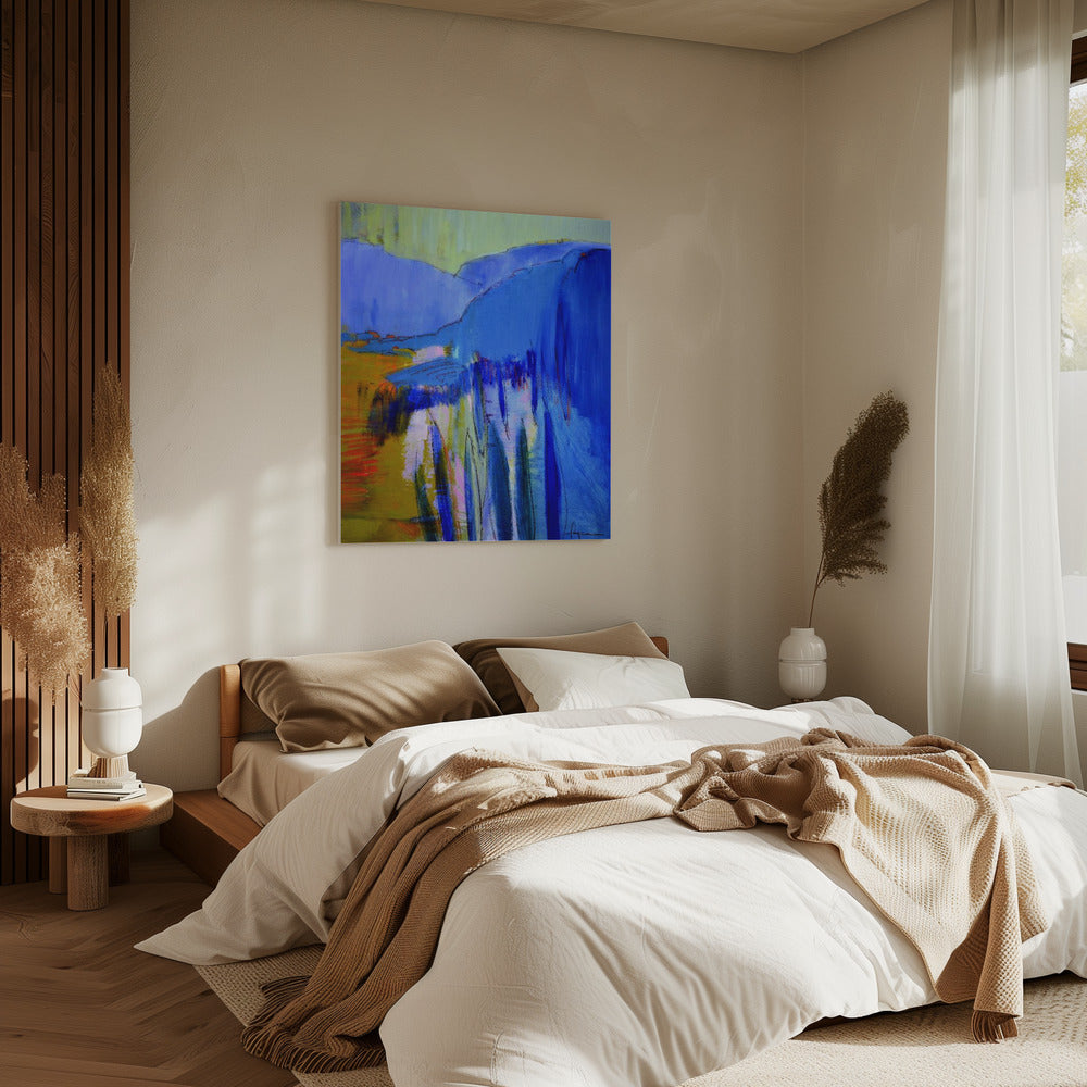 Blue Cascade Dreams | Canvas