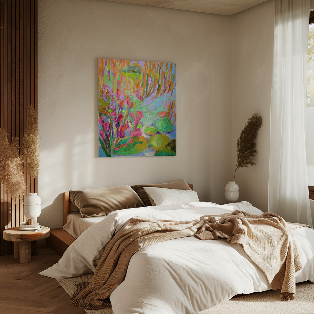 Vibrant Garden Dreams | Canvas