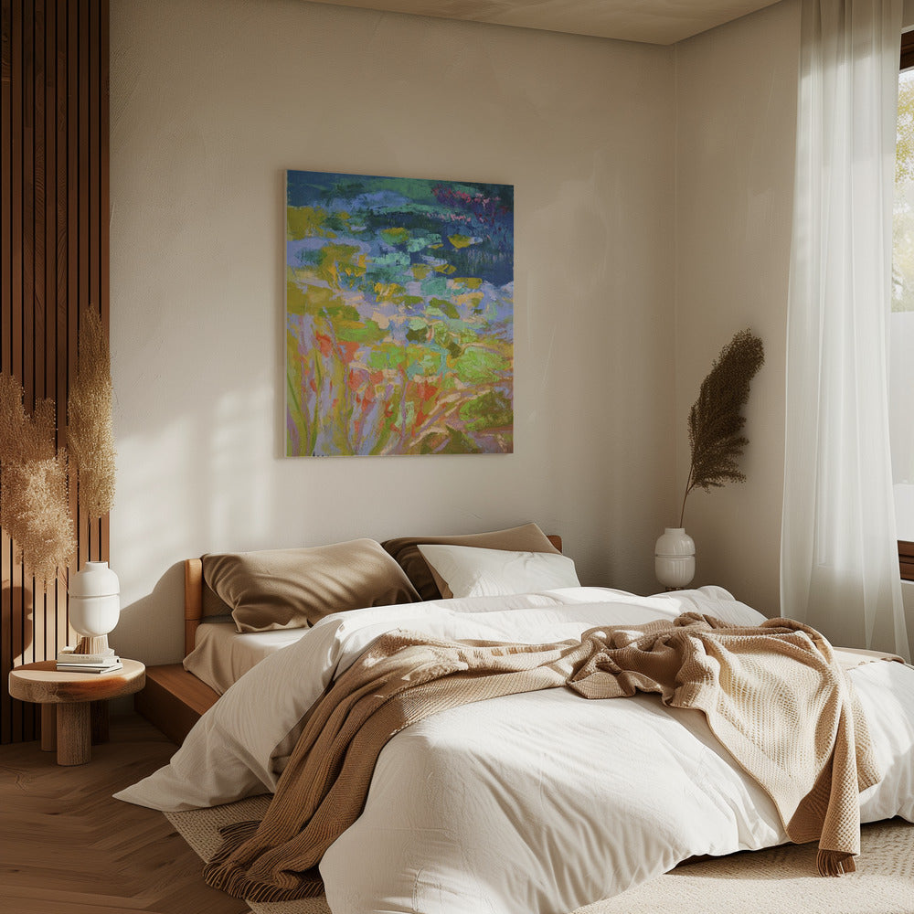 Vibrant Water Lilies | Canvas