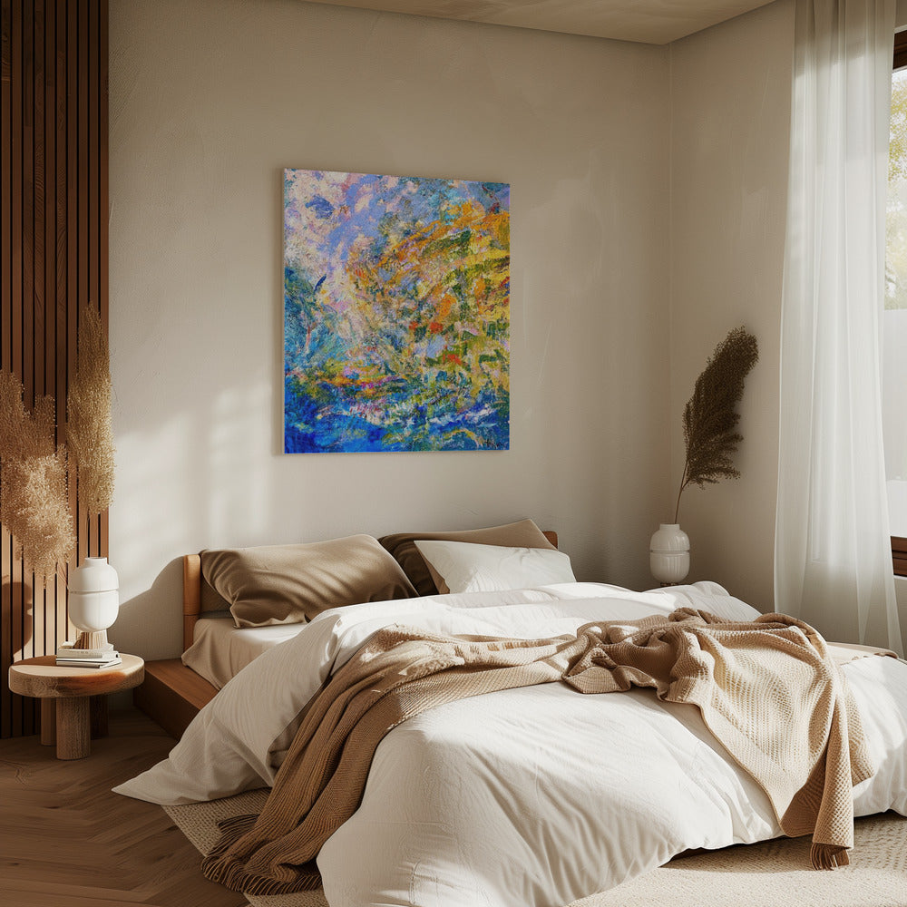 A Symphony of Green Hues | Canvas