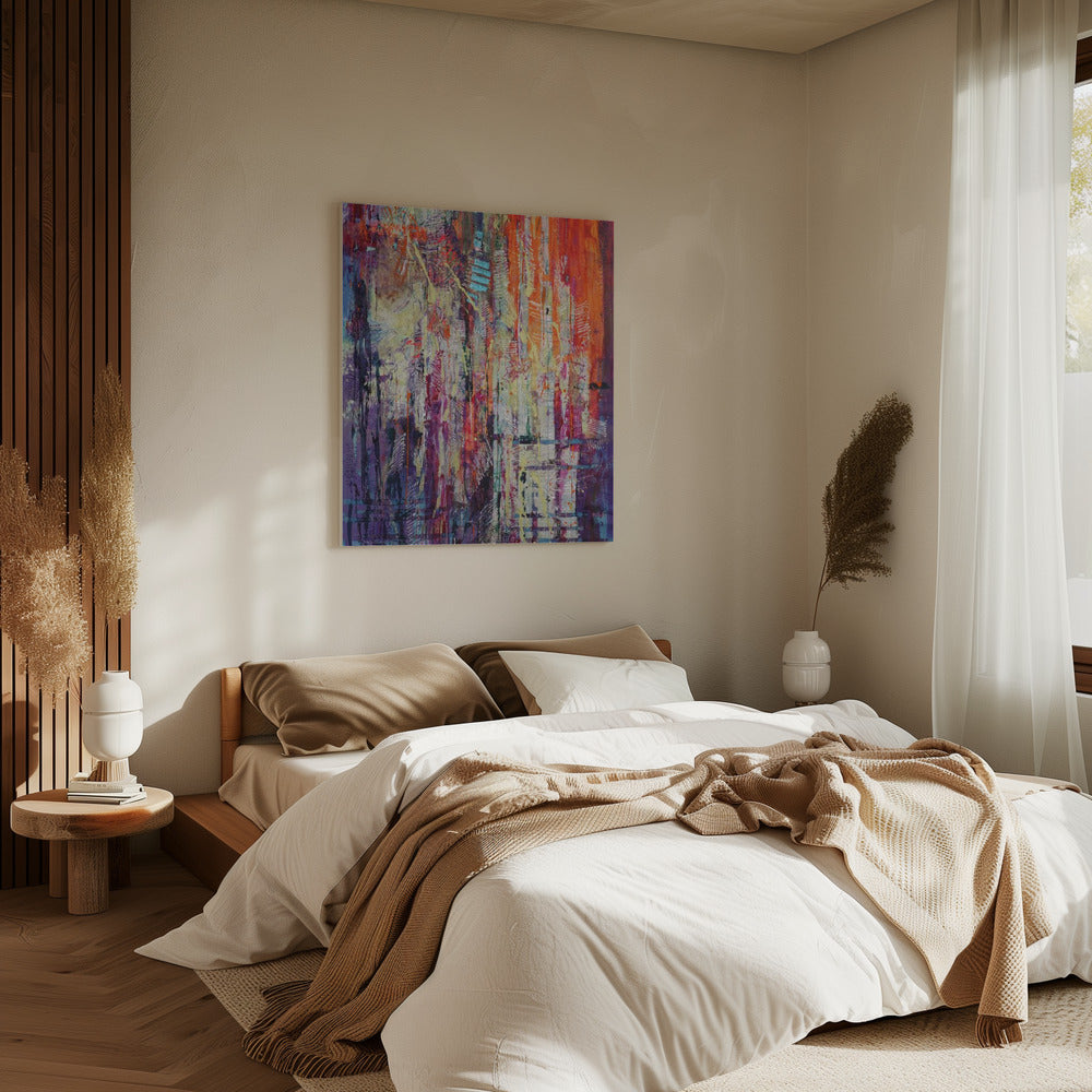 Graceful Echoes of Vibrance | Canvas