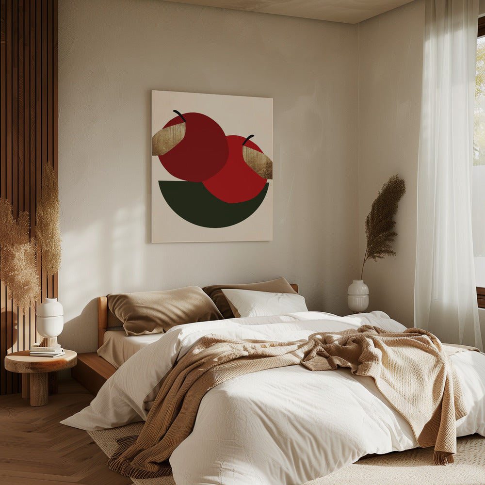 Two Red Apples | Canvas
