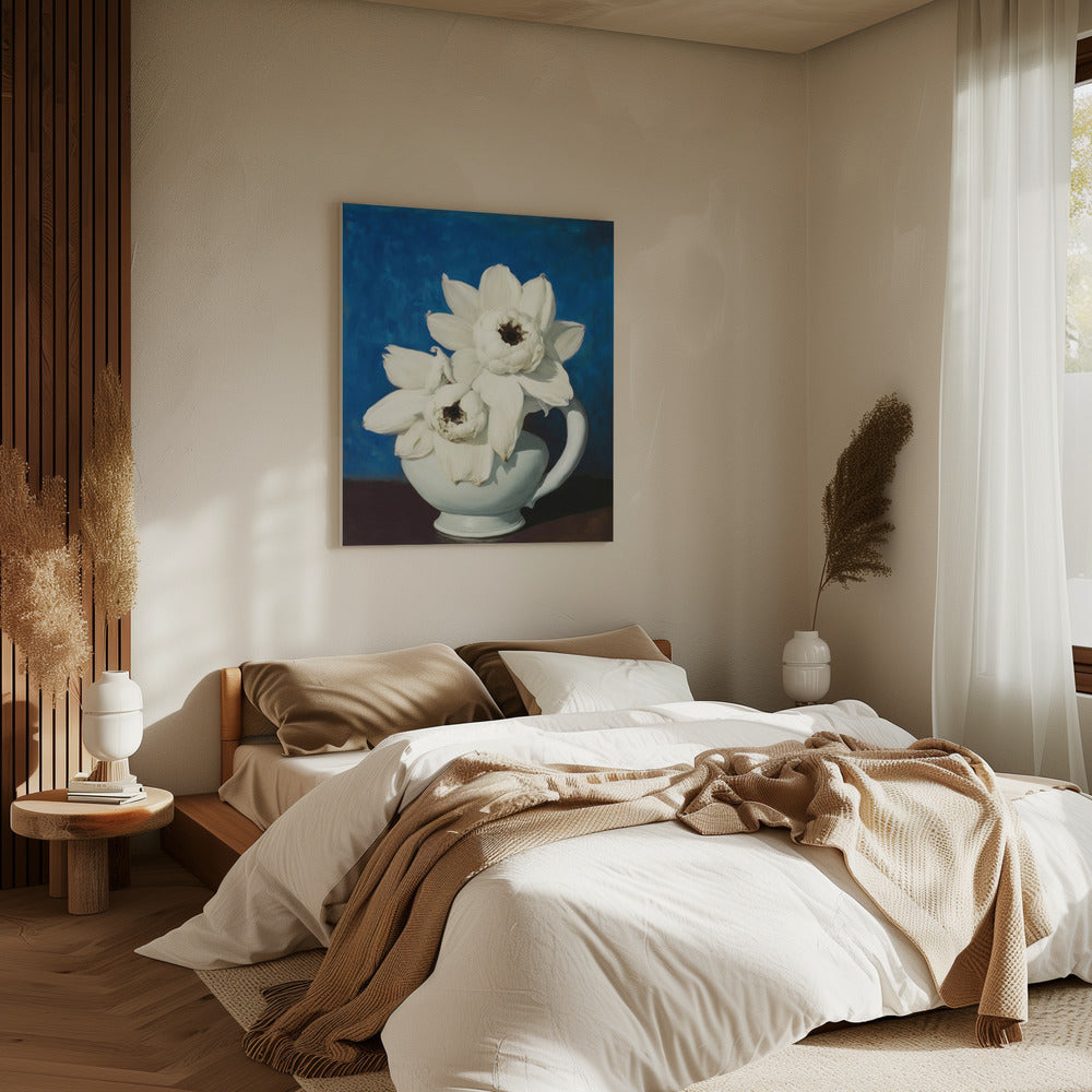 White Petal Symphony | Canvas