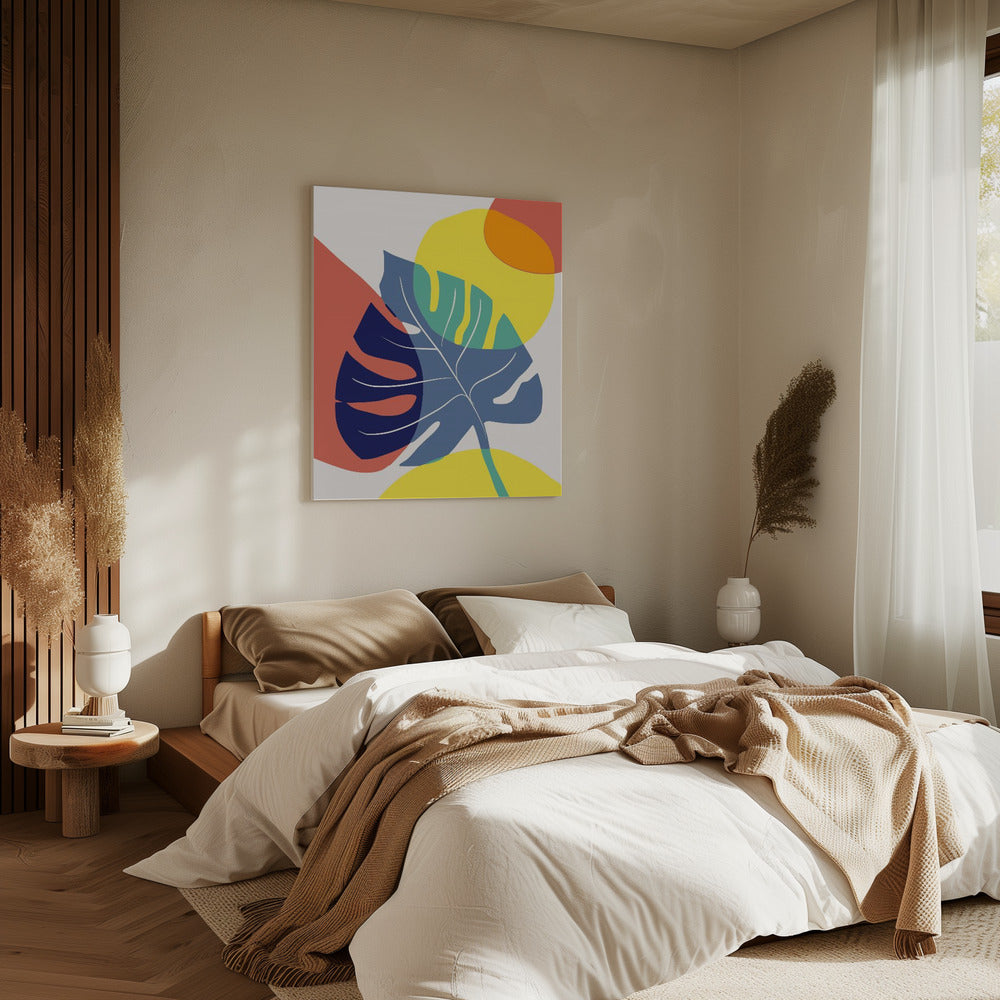 Vibrant Leaf Dance | Canvas