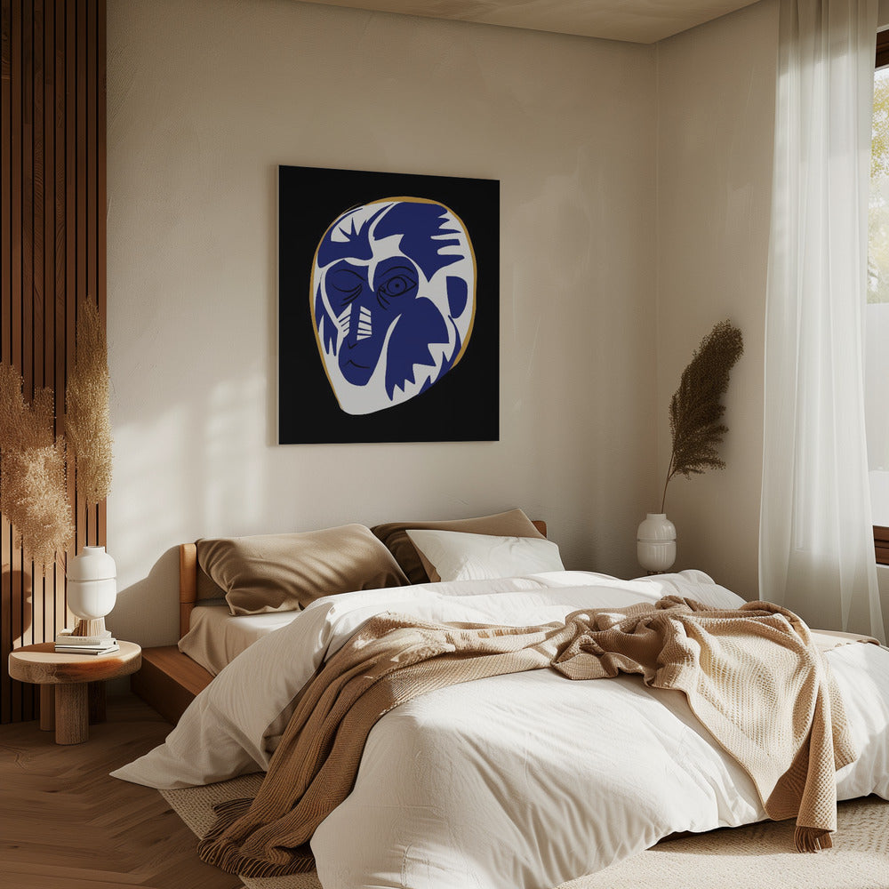 Abstract Mask Illusion | Canvas