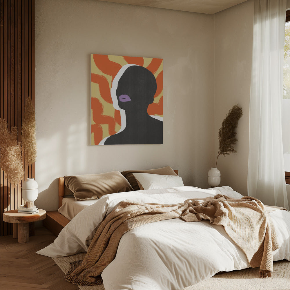 Anonymous Portrait In the Sun | Canvas