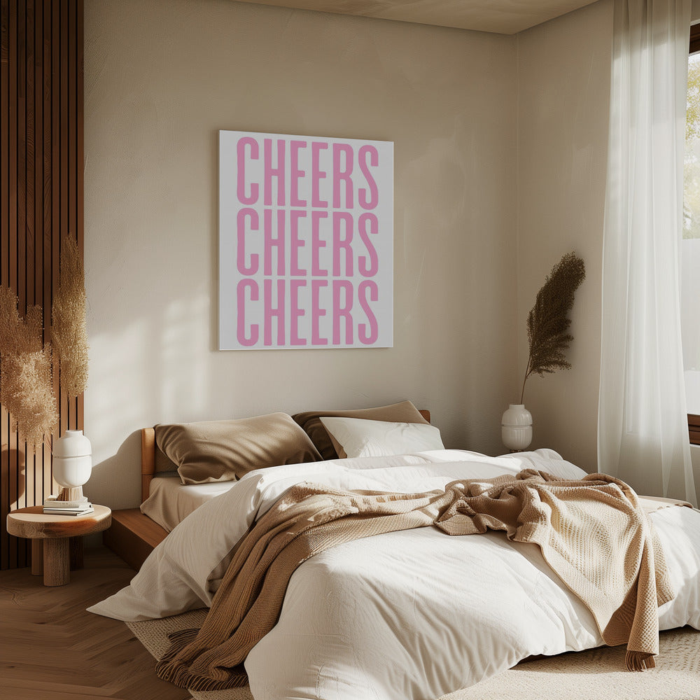 Triple Cheers Display | Canvas