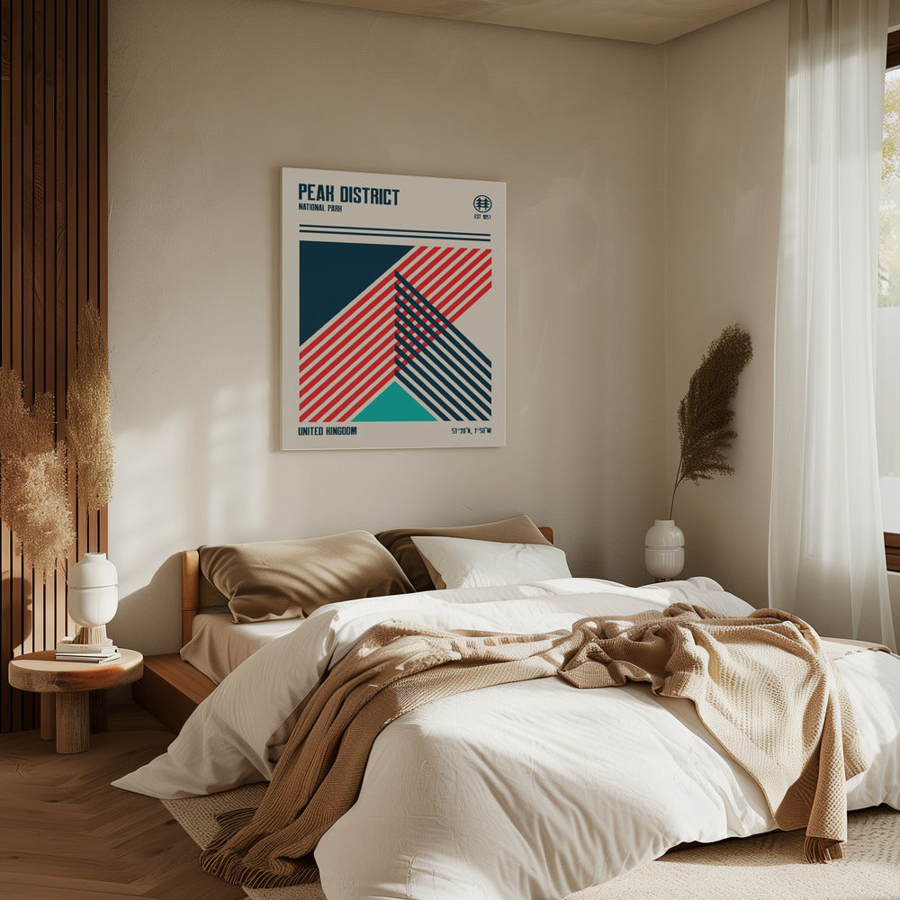 Peak District National Park Travel Poster | Canvas