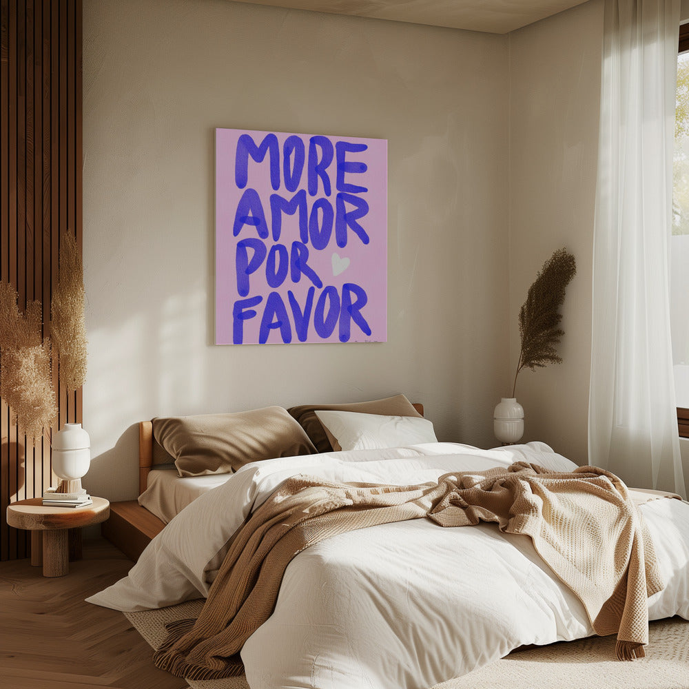 More Amor Por Favor | Canvas