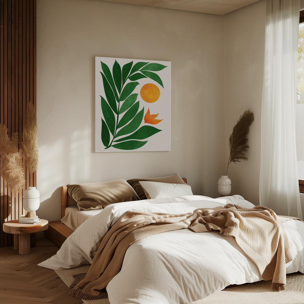 Tropical Forest Sunset | Canvas