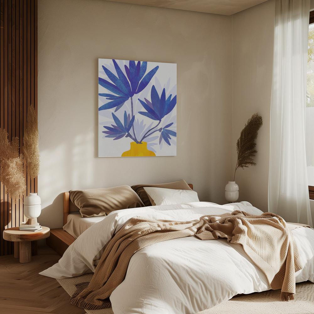 Indigo Blooms | Canvas