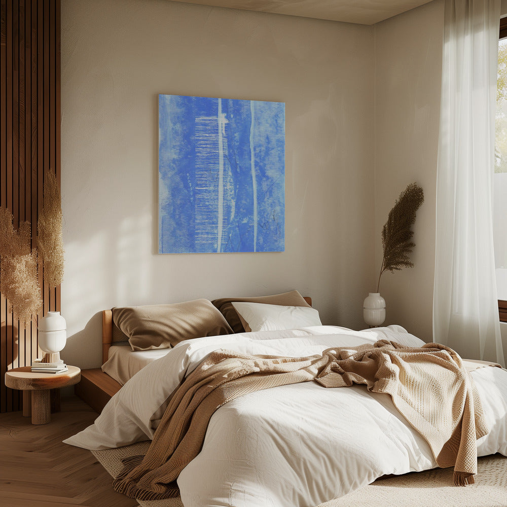 Vertical White Line Accents | Canvas