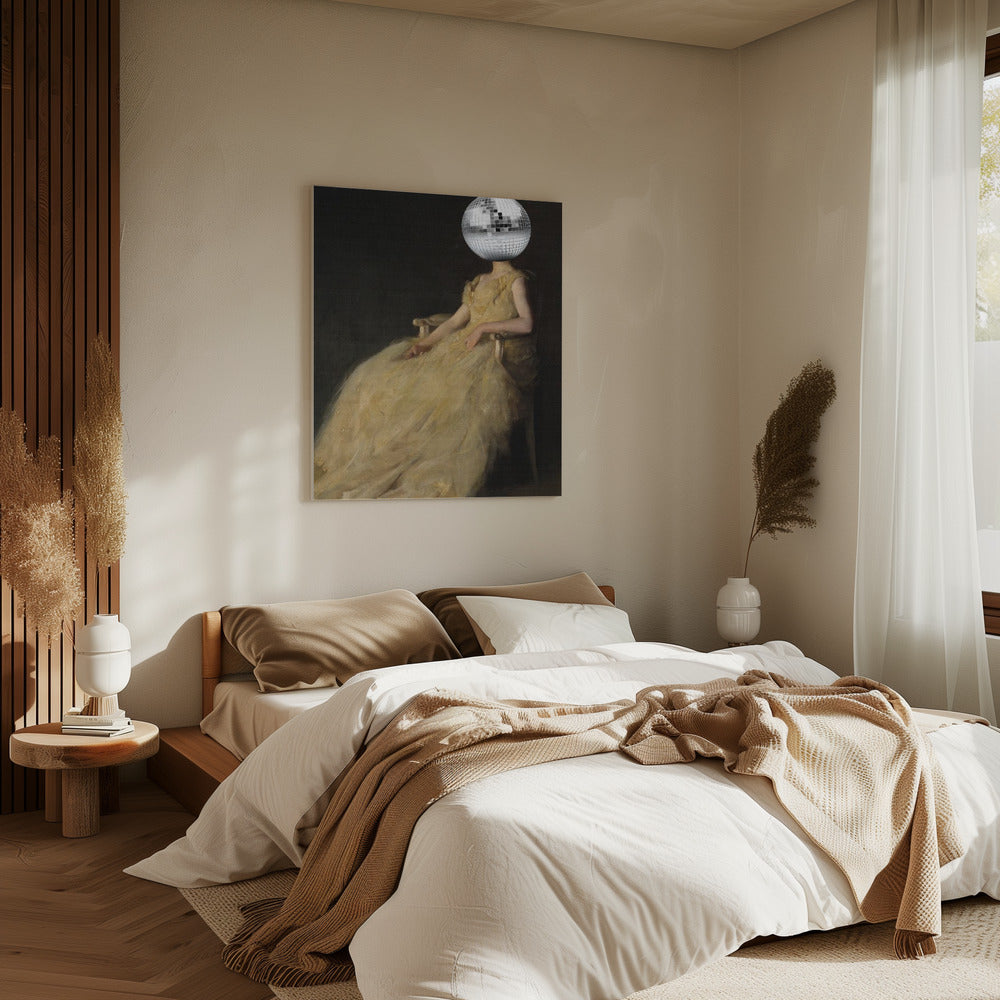 Disco Head Vintage Collage | Canvas