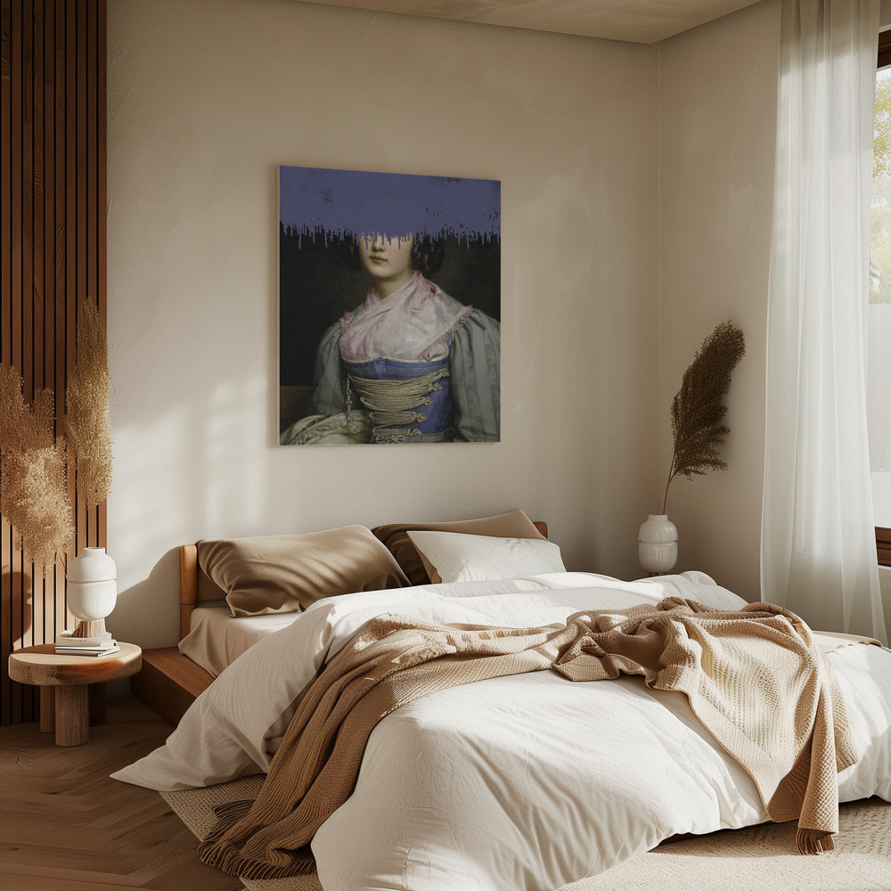 Portrait of Vintage Woman Collage | Canvas