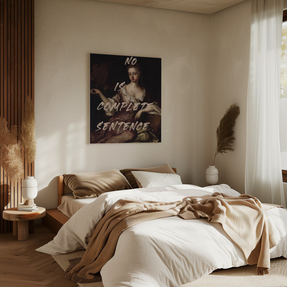 No Is Complete Sentence | Canvas