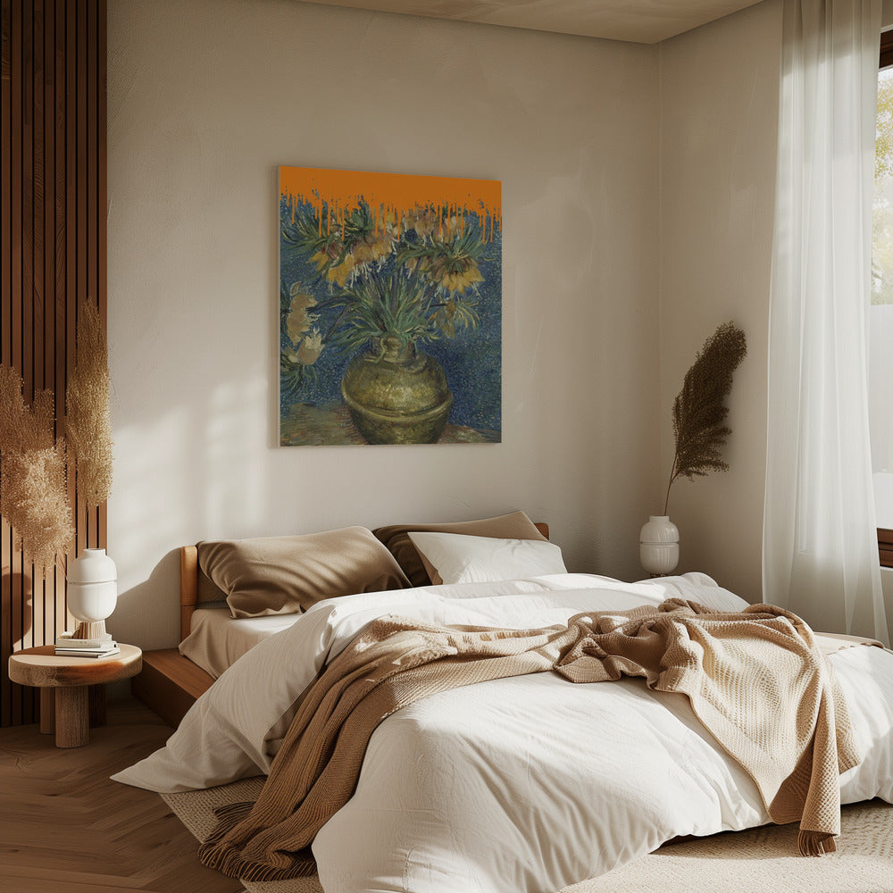 Collage Sunflowers and the splash Van Gogh | Canvas