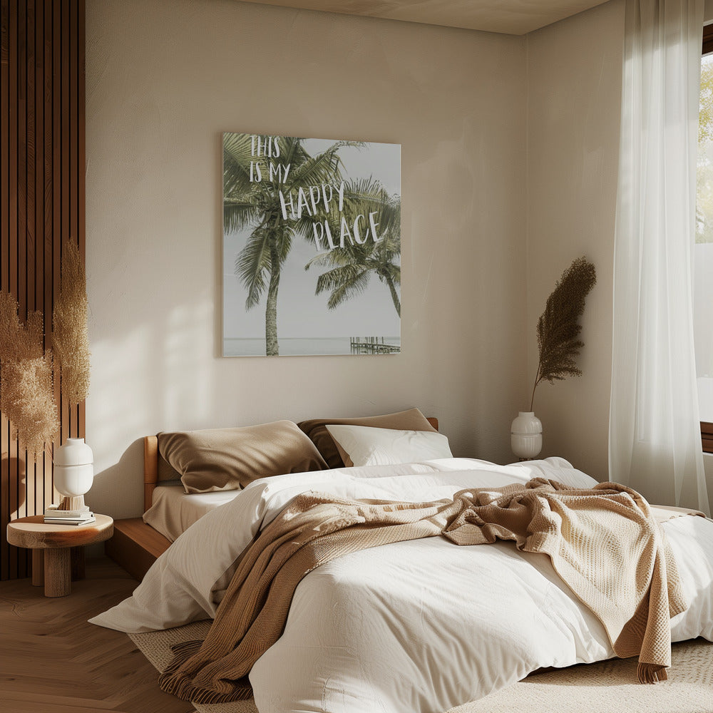 This is my happy place | Oceanview | Canvas