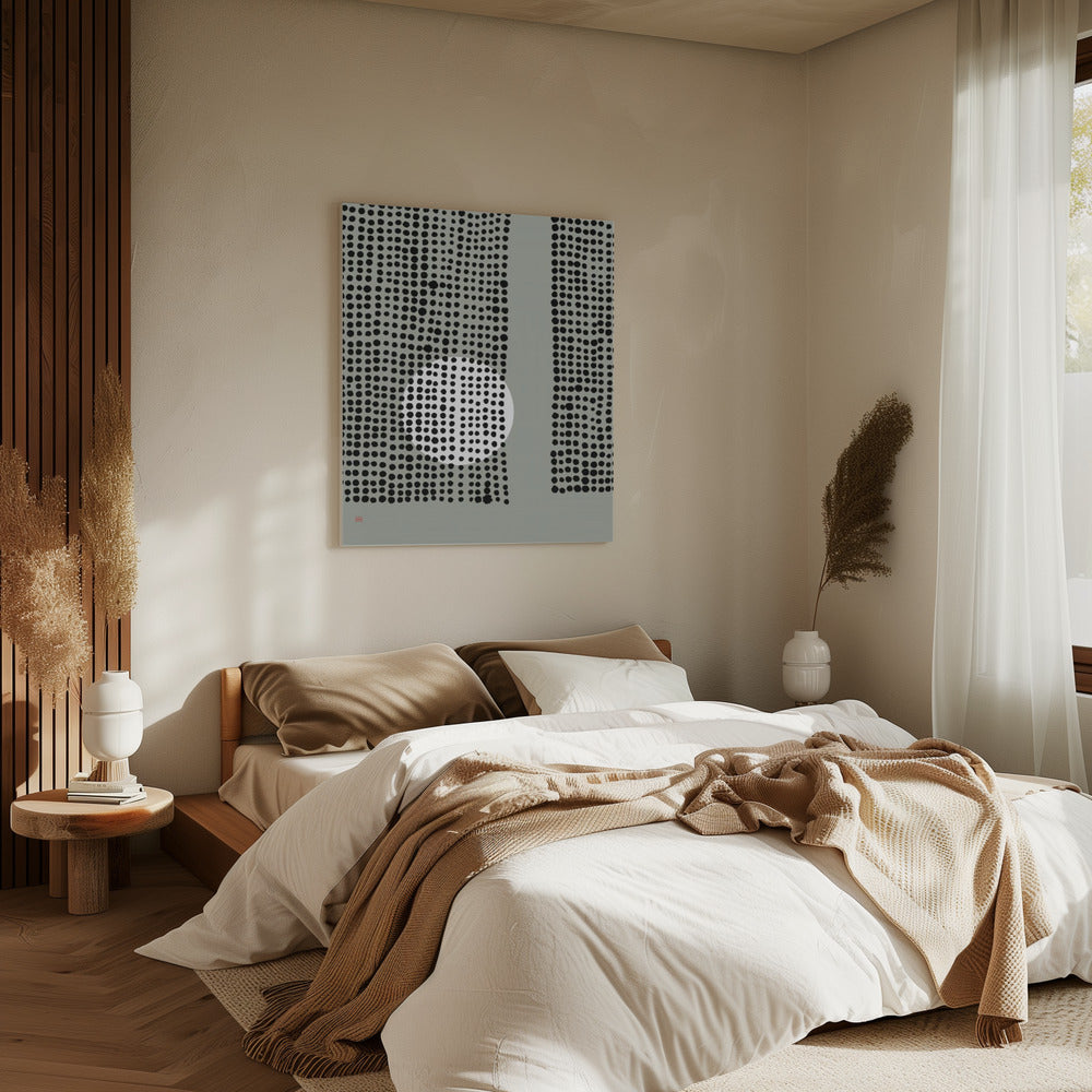 Hidden Moon N°4 | Behind the Curtains | Canvas