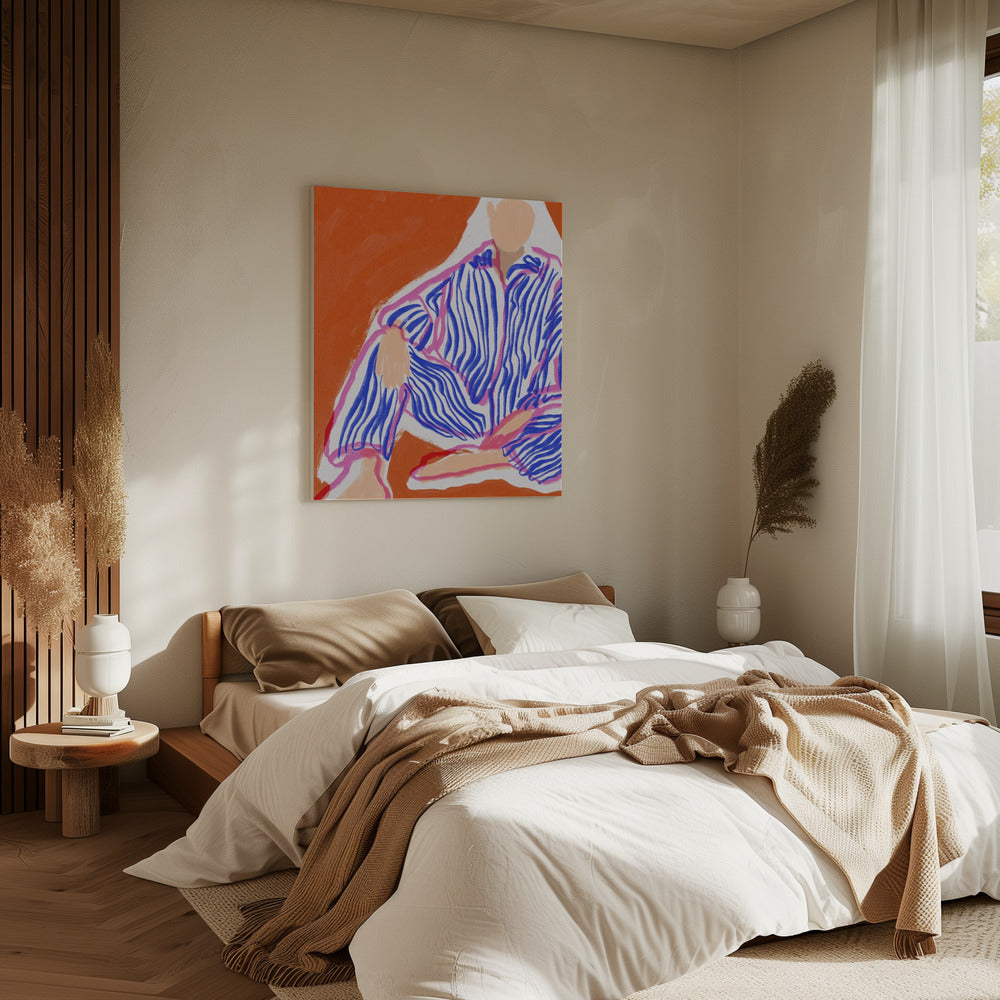 Striped Serenity | Canvas