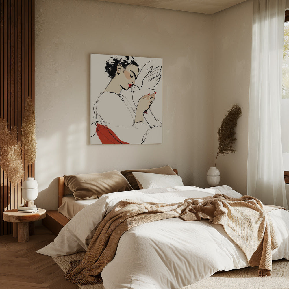 Dove Embrace | Canvas