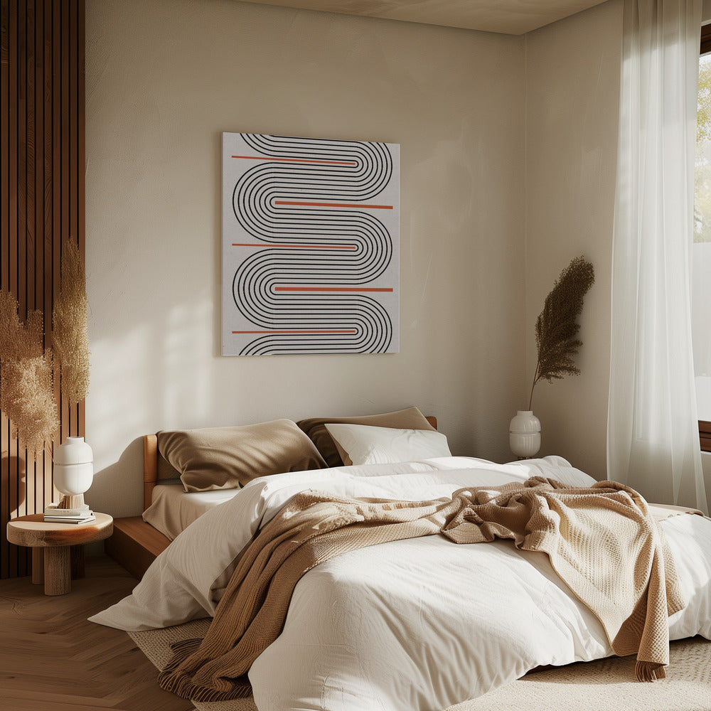 Curved Rhythm Path | Canvas