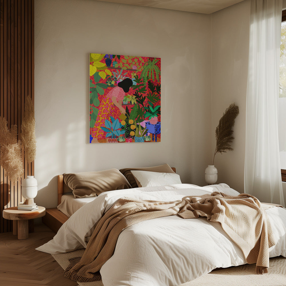 Watering My Plants | Canvas