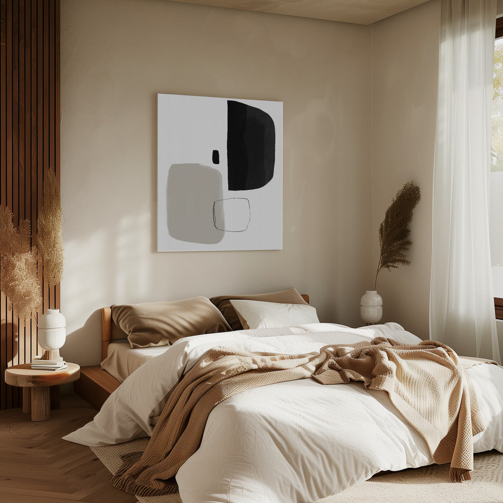 Monochrome Shapes | Canvas