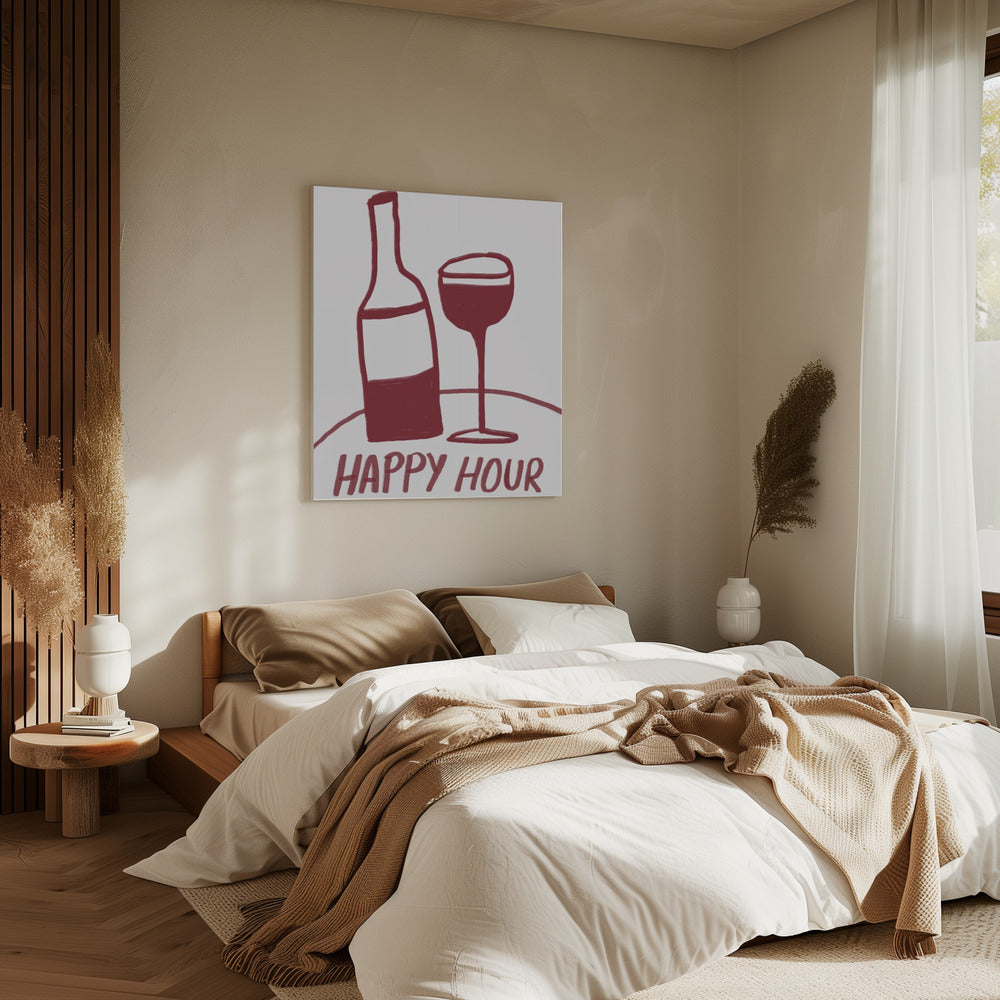 Wine Time Delight | Canvas