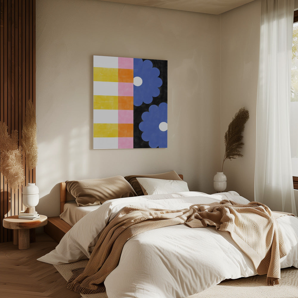 Floral Stripes | Canvas