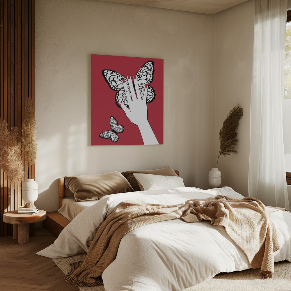 Holding a Butterfly | Canvas