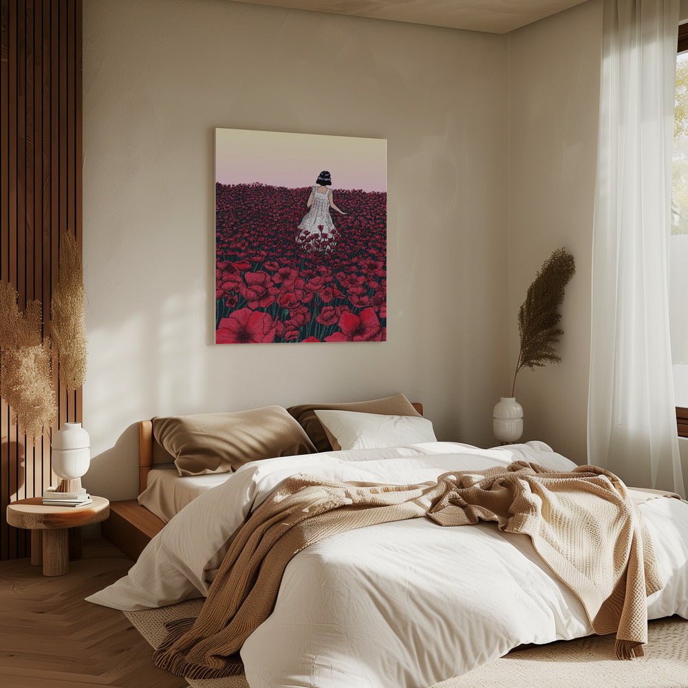 Field of Poppies Original Colour Copy 2 | Canvas