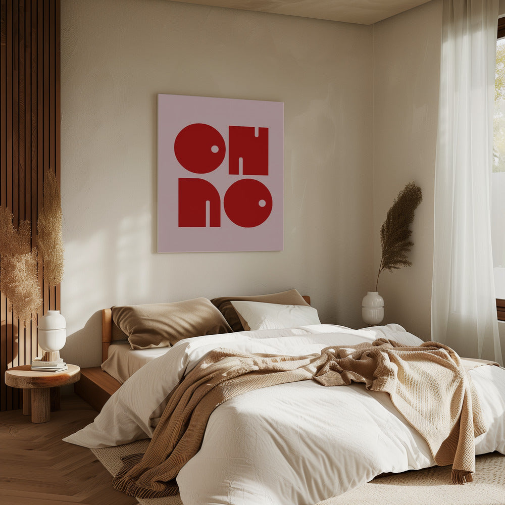 Bold Typographic Echo | Canvas