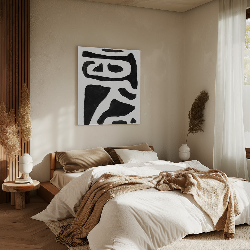 Black and White Abstract | Canvas