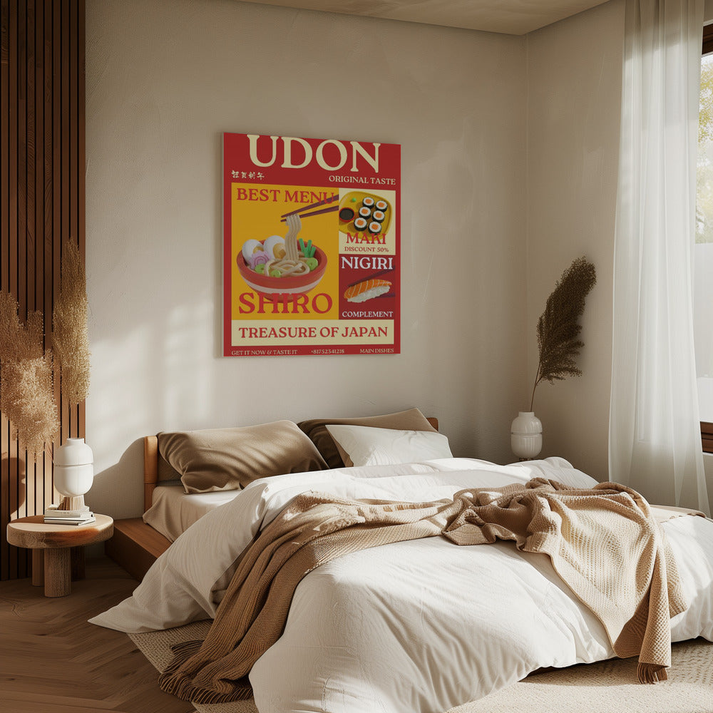 Udon poster | Canvas
