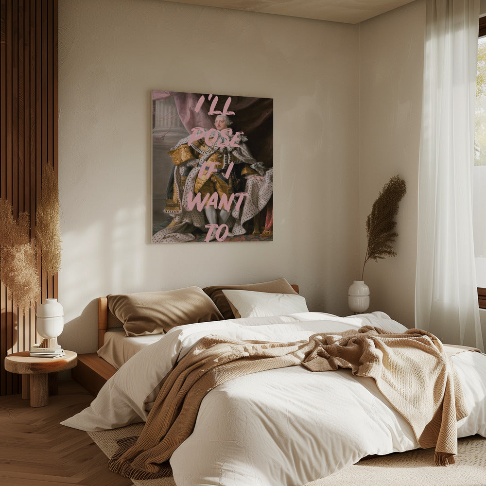 Kingposerpink Ratio2x3 | Canvas