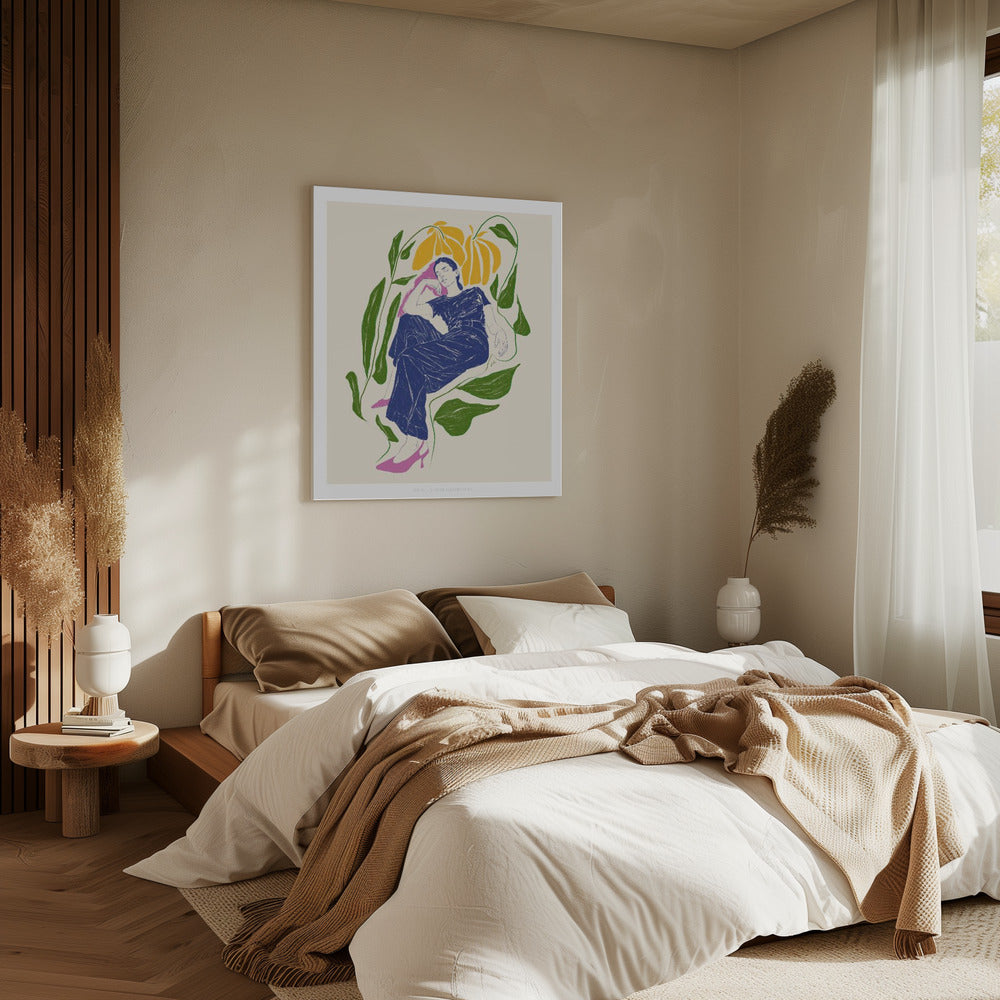 Jlr Quiet in the garden | Canvas