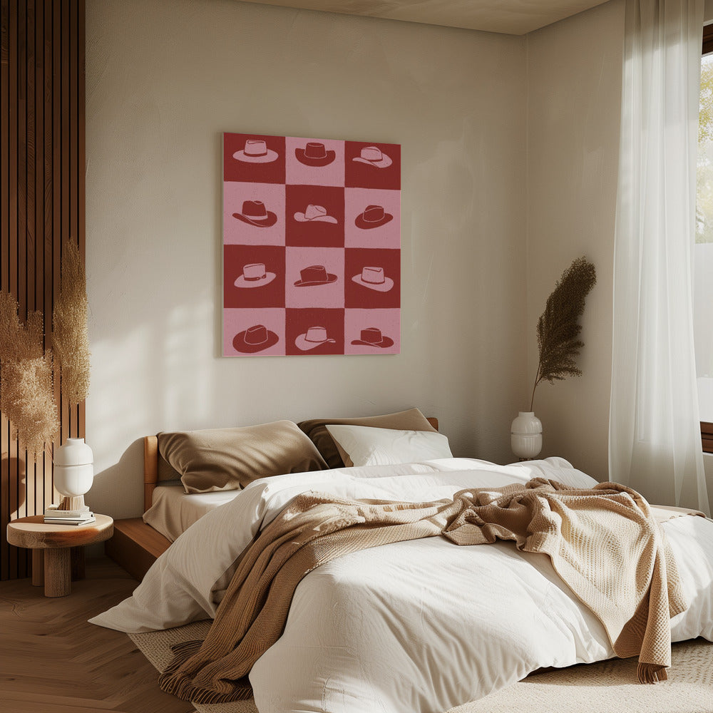 Cowgirl Checkerboard | Canvas