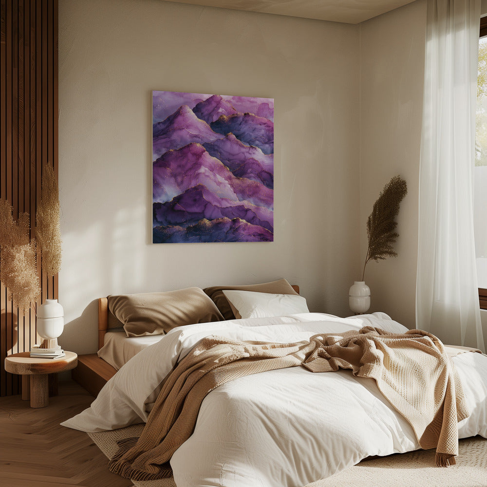 Magical amethyst Ladscape Graphic (8) | Canvas