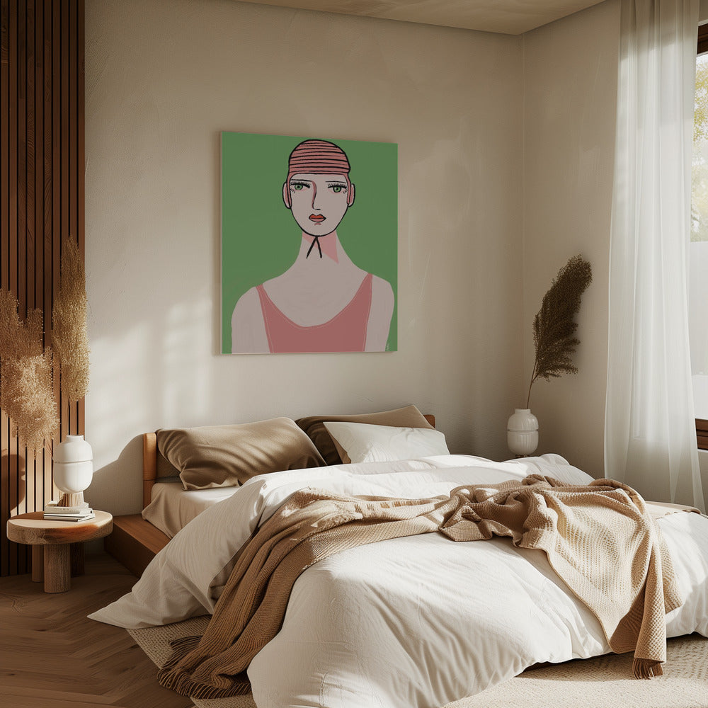 The swimmer | Canvas