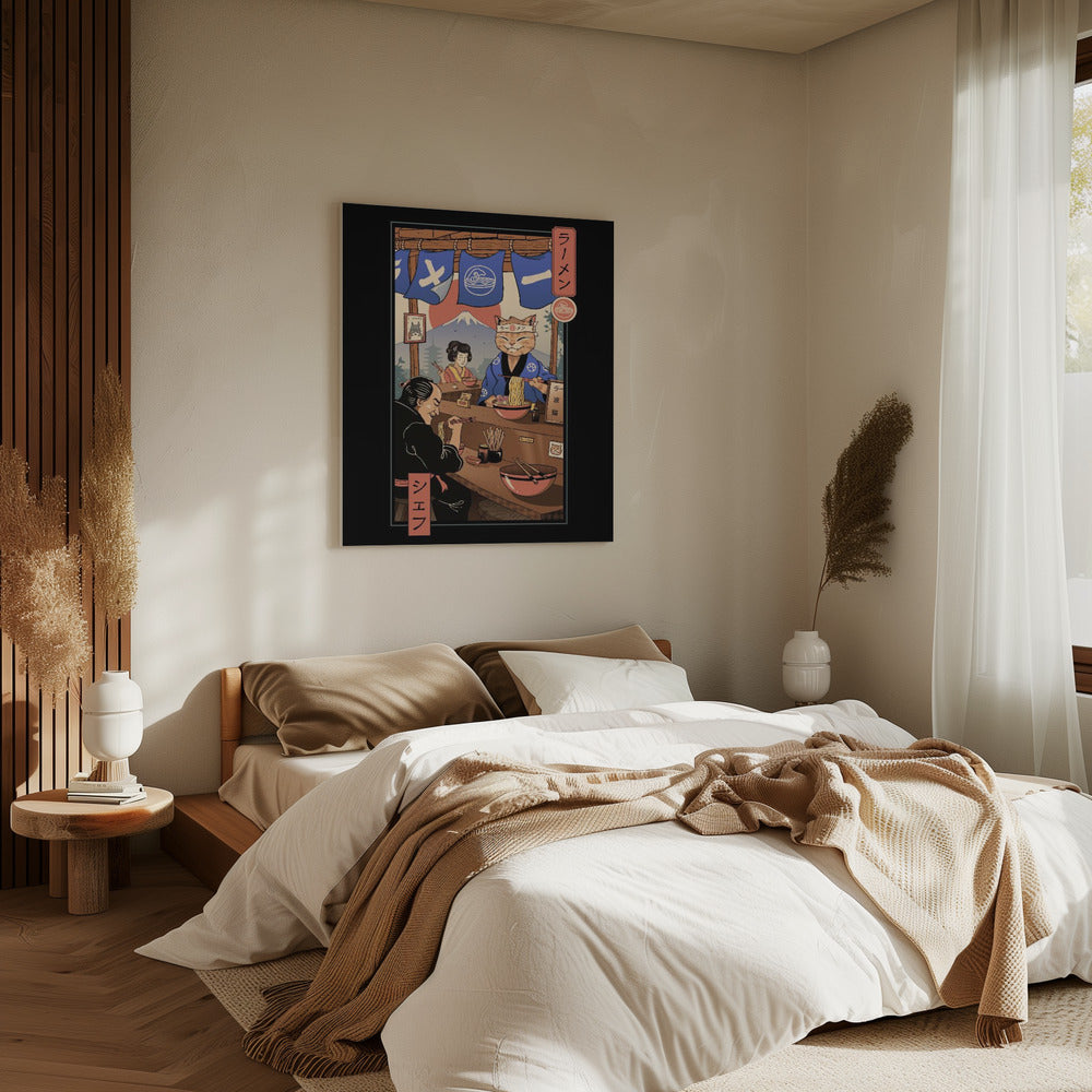 Ramen Meowster | Canvas