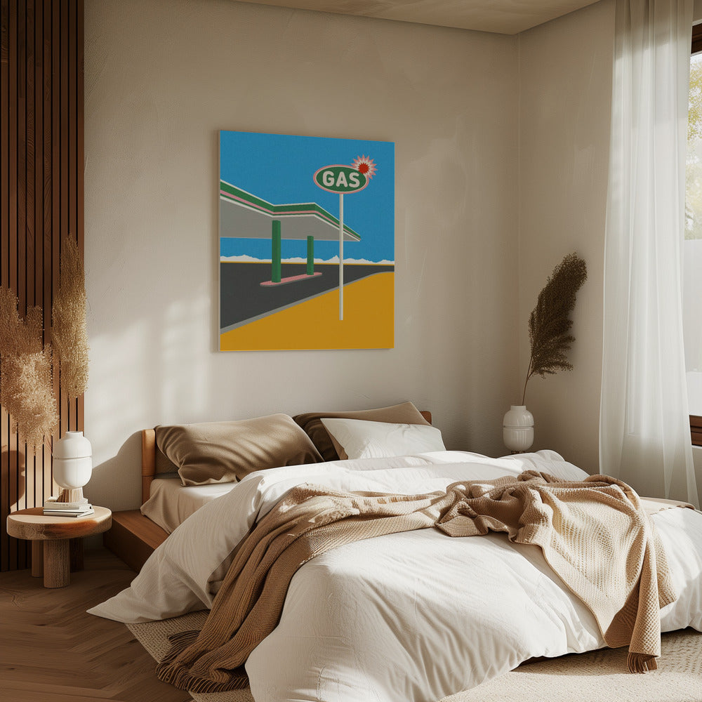 Spark Gas Station | Canvas